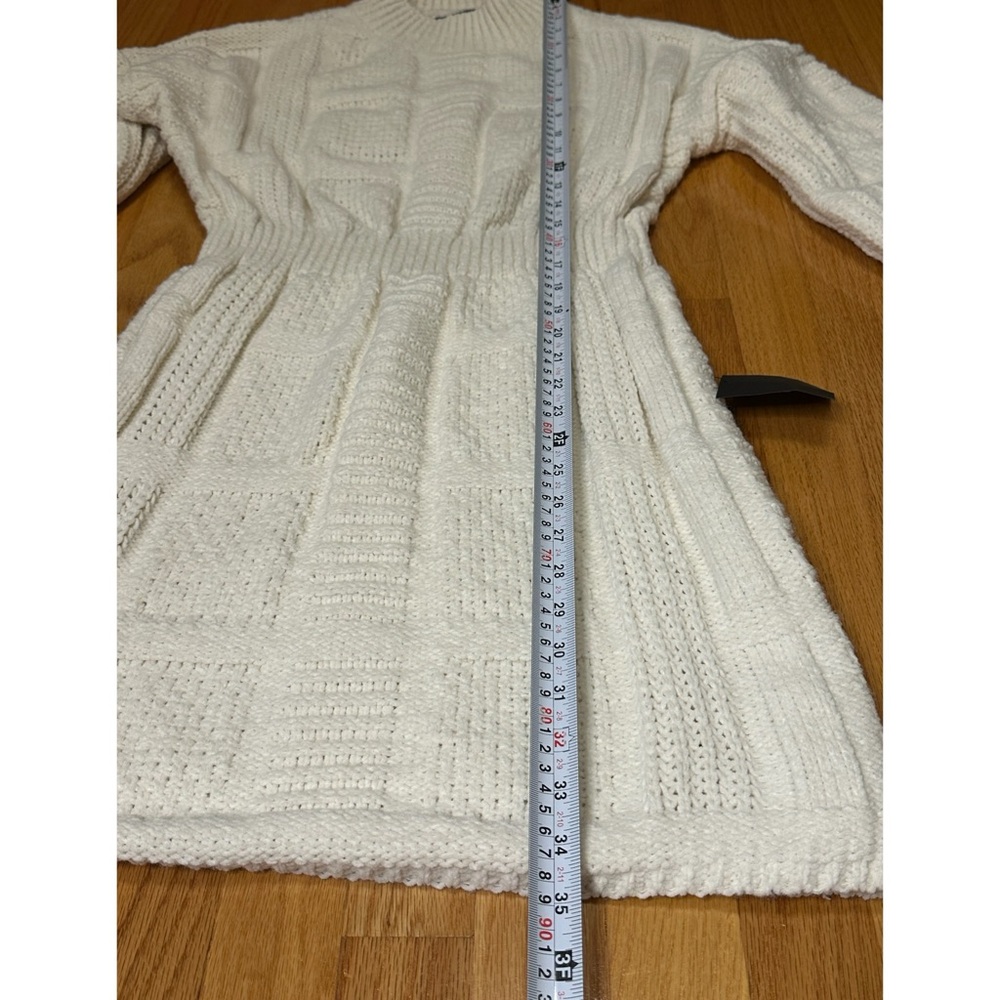 Lulus Patchwork It Cable Knit Cutout Sweater Dres… - image 5